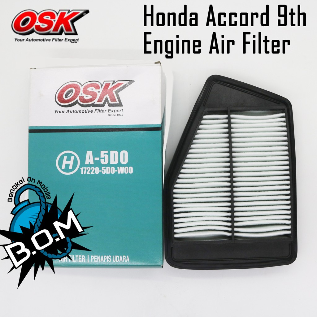 OSK Air Filter, Engine Air Filter, Honda Accord 2.0 9th, T2A Shopee