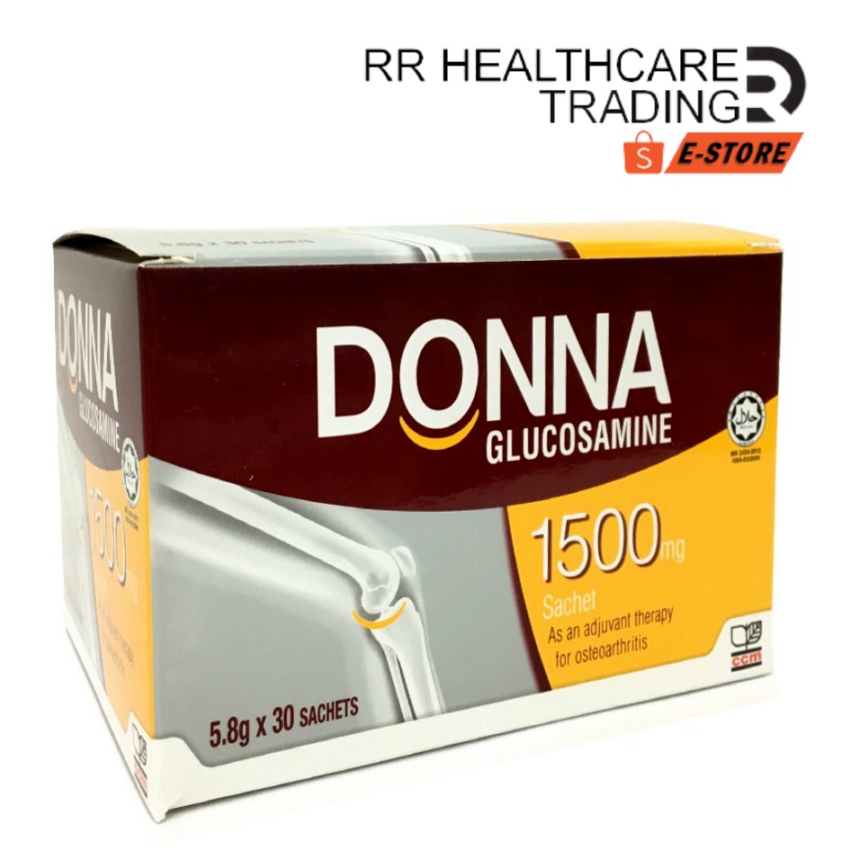Donna Glucosamine 1500mg 5.8g x 30 sachets (Exp 06/2023) Shopee Malaysia