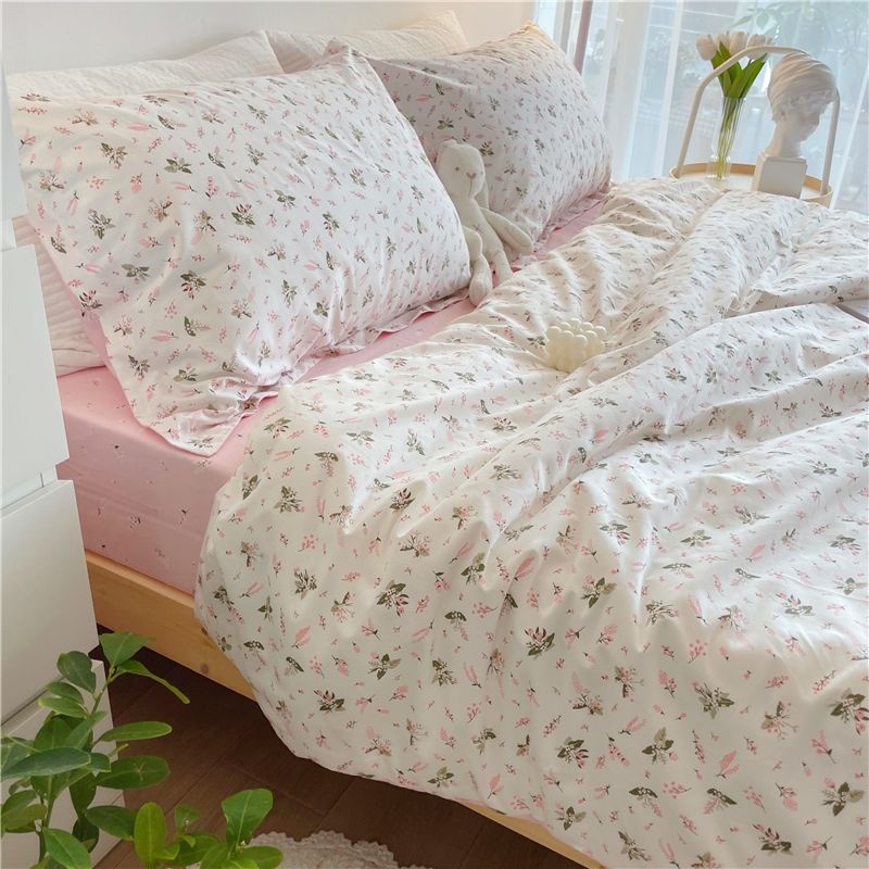 100 Premium Cotton 4in1 Queen Quilt Cover Set Code D69 Shopee Malaysia
