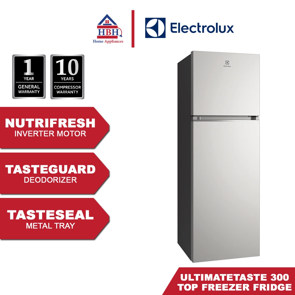 Electrolux ETB3700KA 341L 2 Door Top Freezer UltimateTaste 300 Fridge