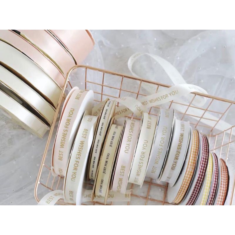 Preorder ★ 100yard/91 Meter customized logo satin flat ribbon 客制化品牌平面丝带缎带 print your own ribbon