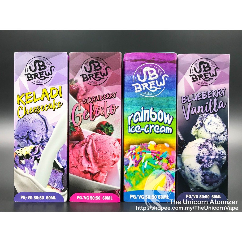 VB Brew 60 ML Ice Cream Vape Juice for Freebase Shopee Malaysia