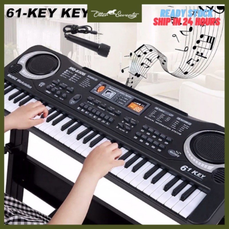 (Ready stock in Malaysia) Electric Piano 61 Keys Digital Music
