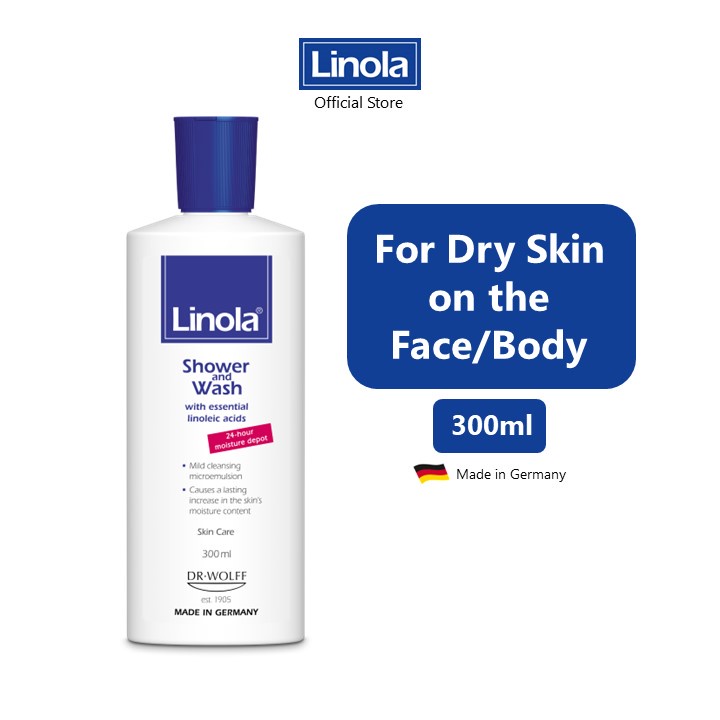 Linola Dry and Sensitive Skin Shower & Wash (300ml) Shopee Malaysia