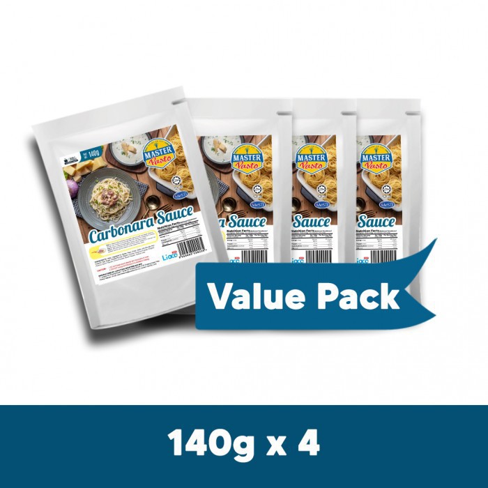 CARBONARA SAUCE VALUE PACK (140G X 4) Shopee Malaysia
