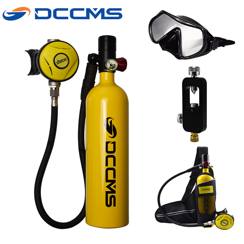 Respirator Air Tank With Hand Pump DCCMS Scuba Diving Cylinder Oxygen
