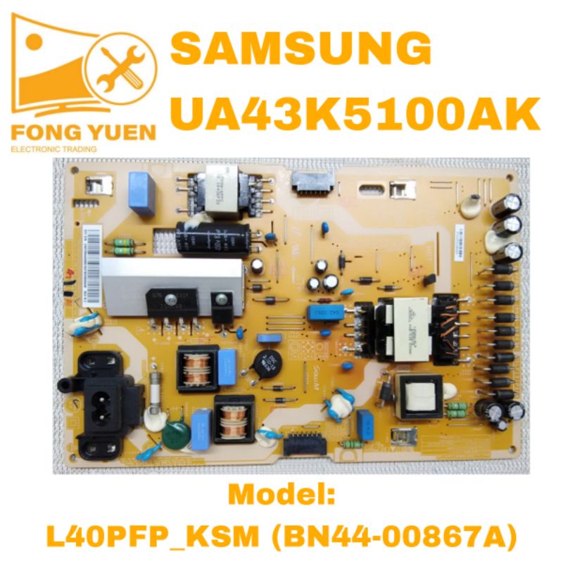 SAMSUNG TV POWER BOARD UA43K5100AK Shopee Malaysia