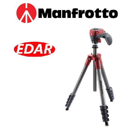 MANFROTTO MKCOMPACTACN-RD TRIPOD | Shopee Malaysia