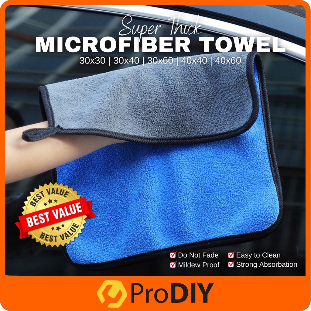Super Thick Microfiber Car Cleaning Towel Car Wash Cloth Wax Polishing