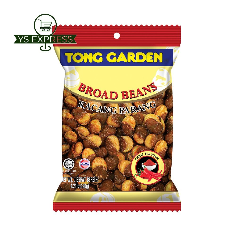 TONG GARDEN Broad Beans Chilli Flavour 120g Kacang Parang Pedas