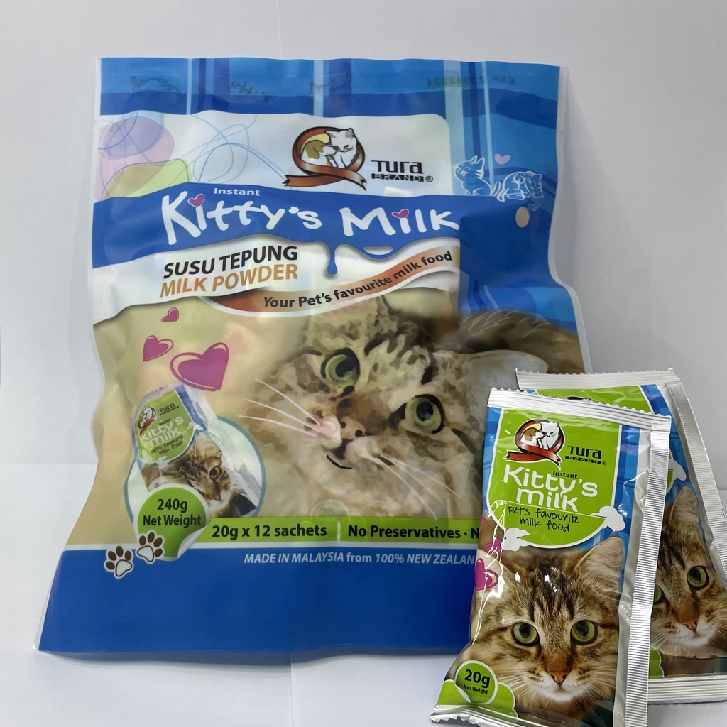 Tura Kitty's Milk Powder Cat Milk Powder Susu Tepung Kucing