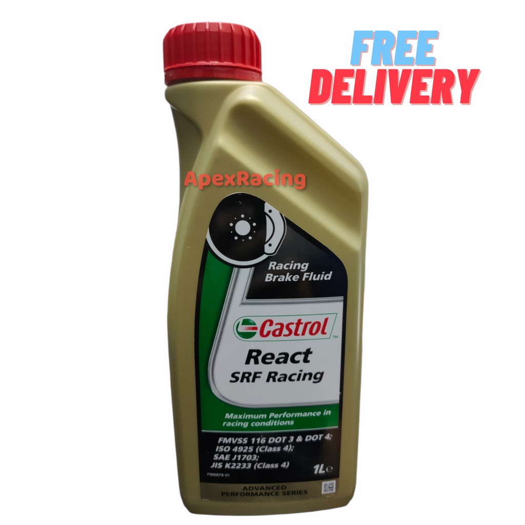 Castrol React SRF Racing Brake Fluid (1L) Shopee Malaysia