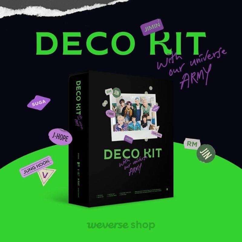 Genuine Deco Kit BTS Photo Set Shopee Malaysia
