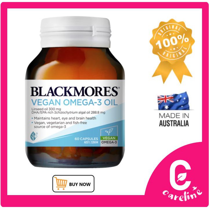 [AUS Direct Import] Blackmores Vegan Omega 3 60 / 120 Capsules Shopee