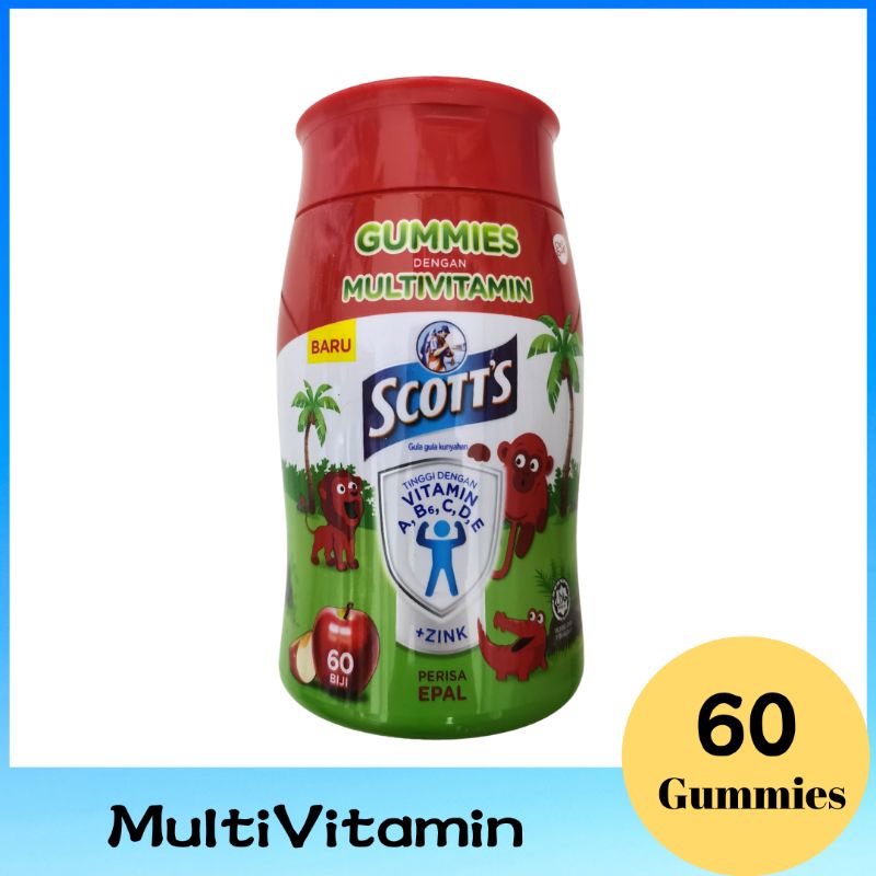 Scott's Gummies Multivitamin 60's ( EPAL ) Shopee Malaysia