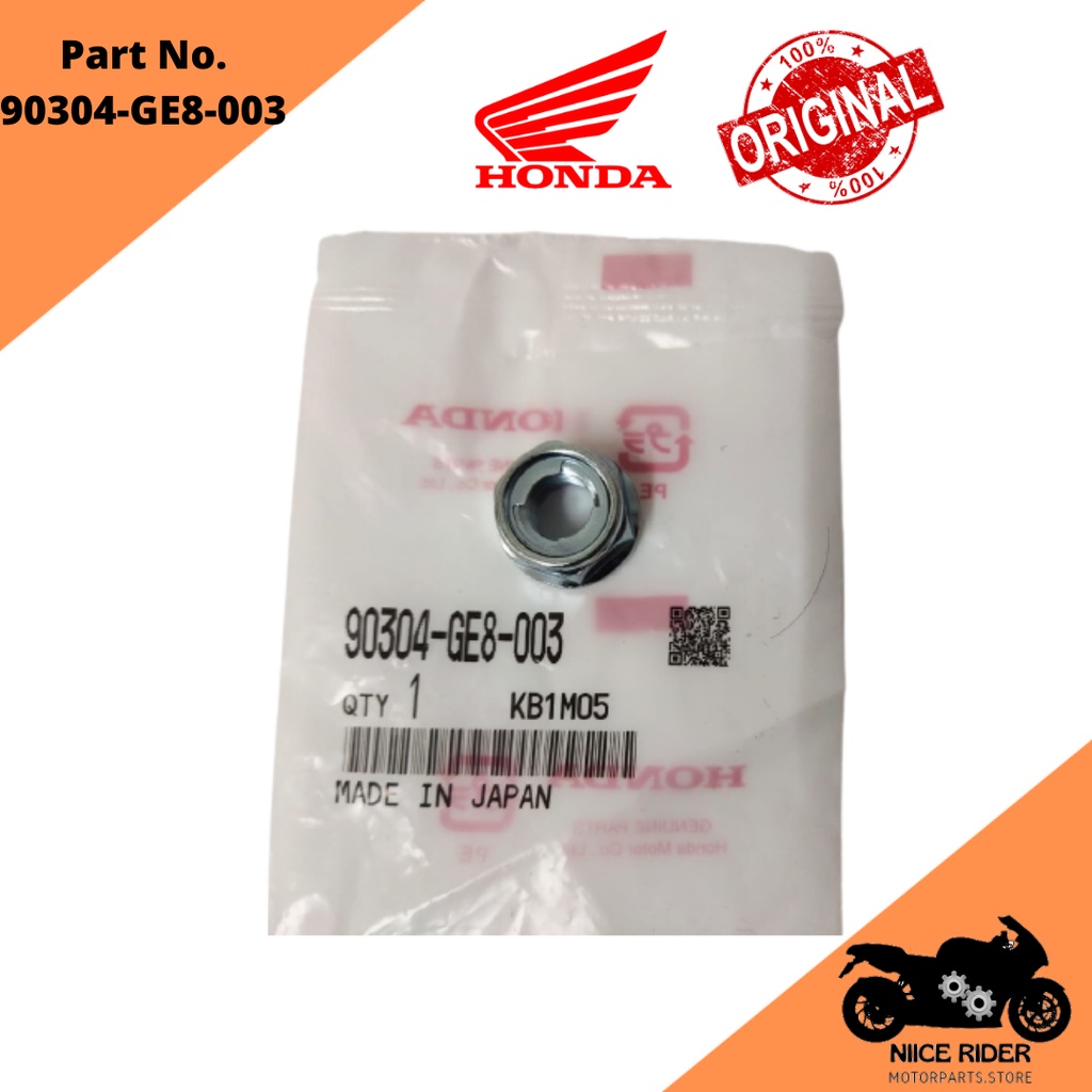 Honda Ex5 nut swing arm nut arm swing arm shaft locknut ori 100