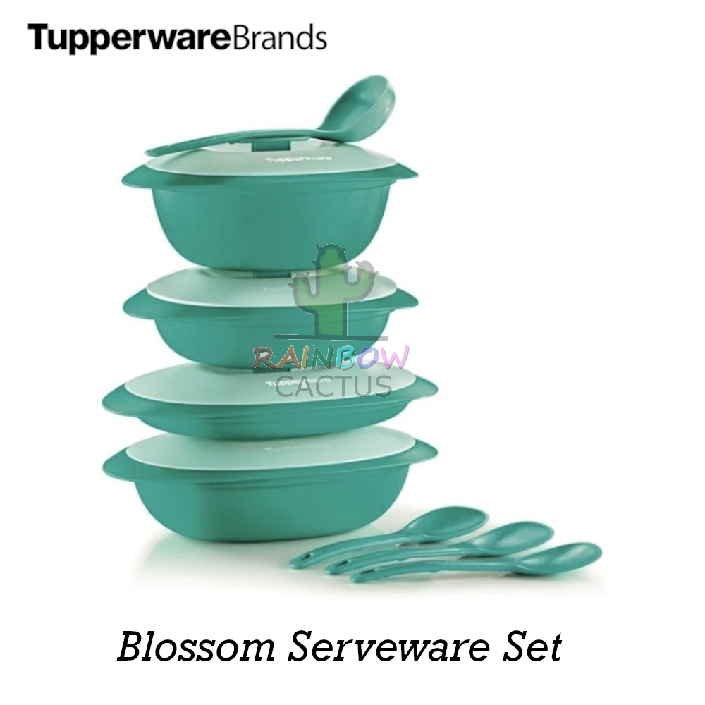 Tupperware ( Microwaveable )Blossom Serveware Set ( 8 in 1