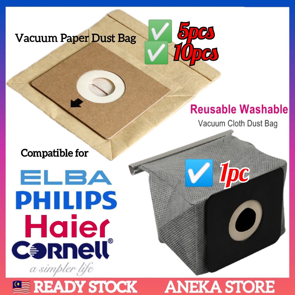 🇲🇾 Suitable for Philips Haier Elba Cornell Vacuum Cleaner Dust Bag