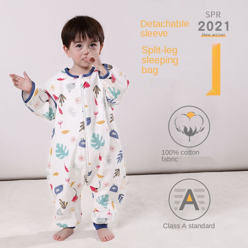 Newborn Baby Sleepsuit Cartoon Sleeping Bag Baby Onepiece Sleepwear