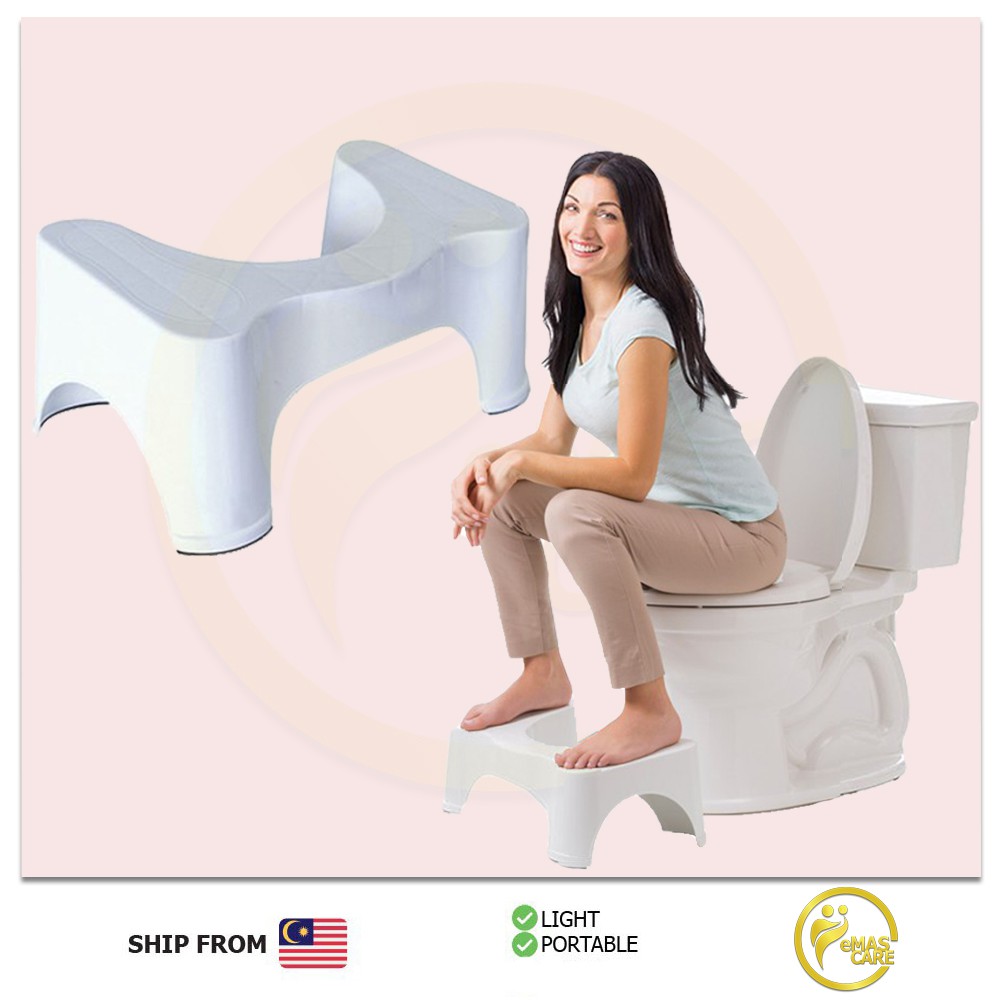Footrest Toilet Squaty Foot Step Potty Healthy Toilet Squat Toilet