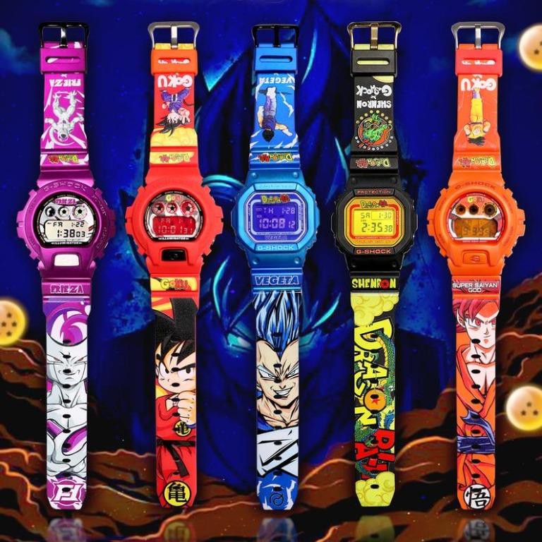 Casio GShock Dragon Ball Custom Design Digital Watch Collection Goku