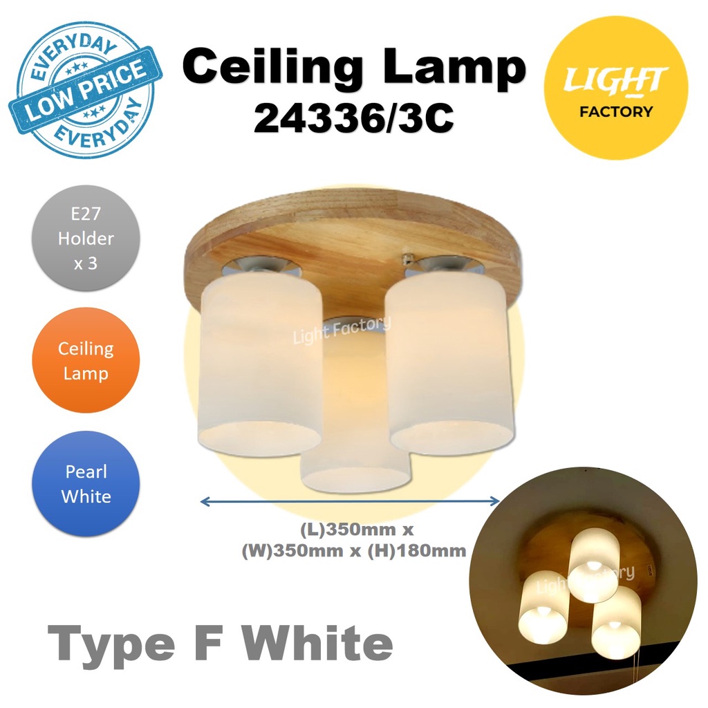 MUJI Style Cylinder Cube Wooden Ceiling Light E27 Bulb Holder Frosted