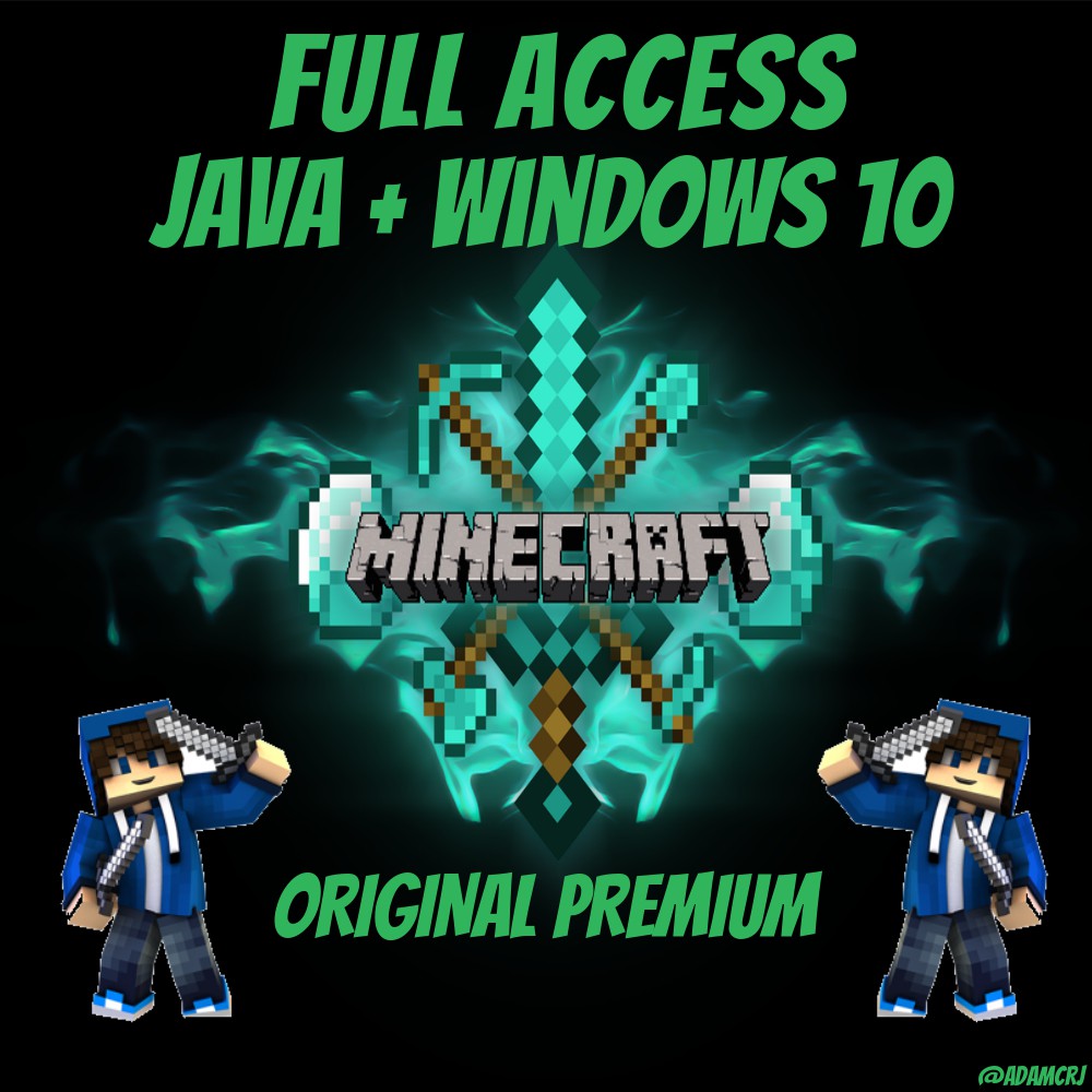 *CHEAPEST* Full Access Minecraft Java Version + FREE Windows 10