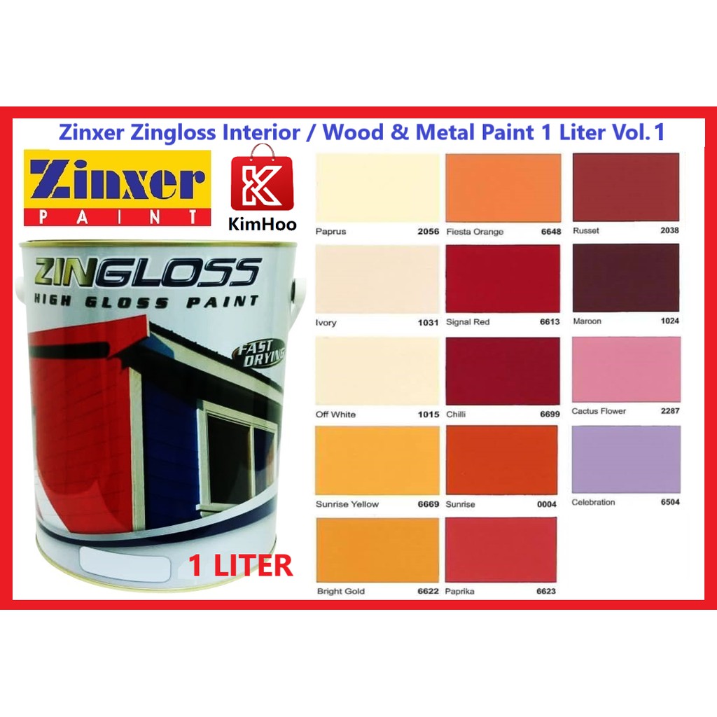Zinxer Zingloss Industrial Interior / Wood & Metal High Gloss Paint 1