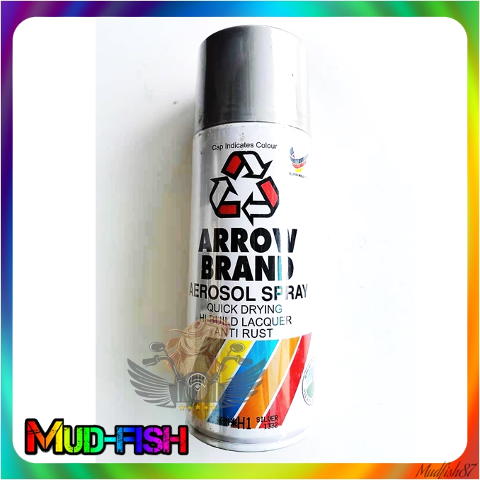 ARROW SPRAY PAINT HIGH TEMP H1 SILVER *** (TAHAN PANAS) Shopee Malaysia