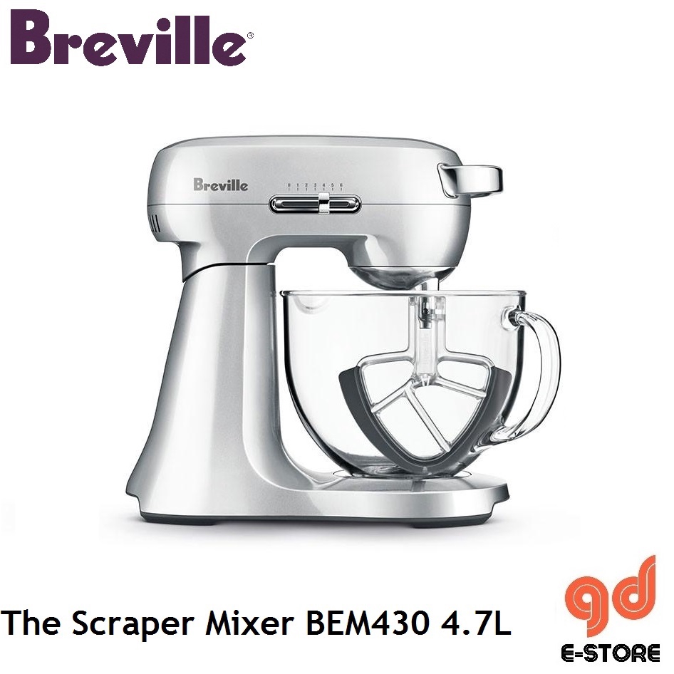 Breville BEM430 The Scraper Mixer With Glass Bowl Shopee Malaysia