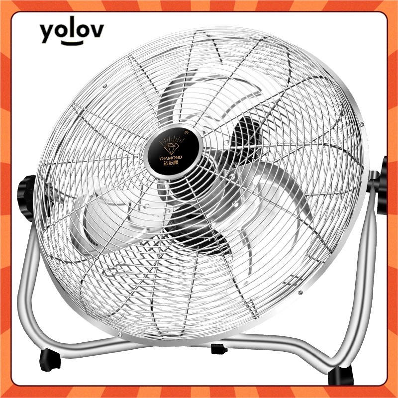 yolov Diamond Brand Electric Fan Floor Fan Industrial Floor Fan Strong