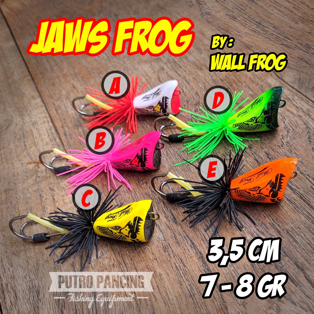 Lure Jawsfrog Jaws Frog Handmade Wall Frog Shopee Malaysia