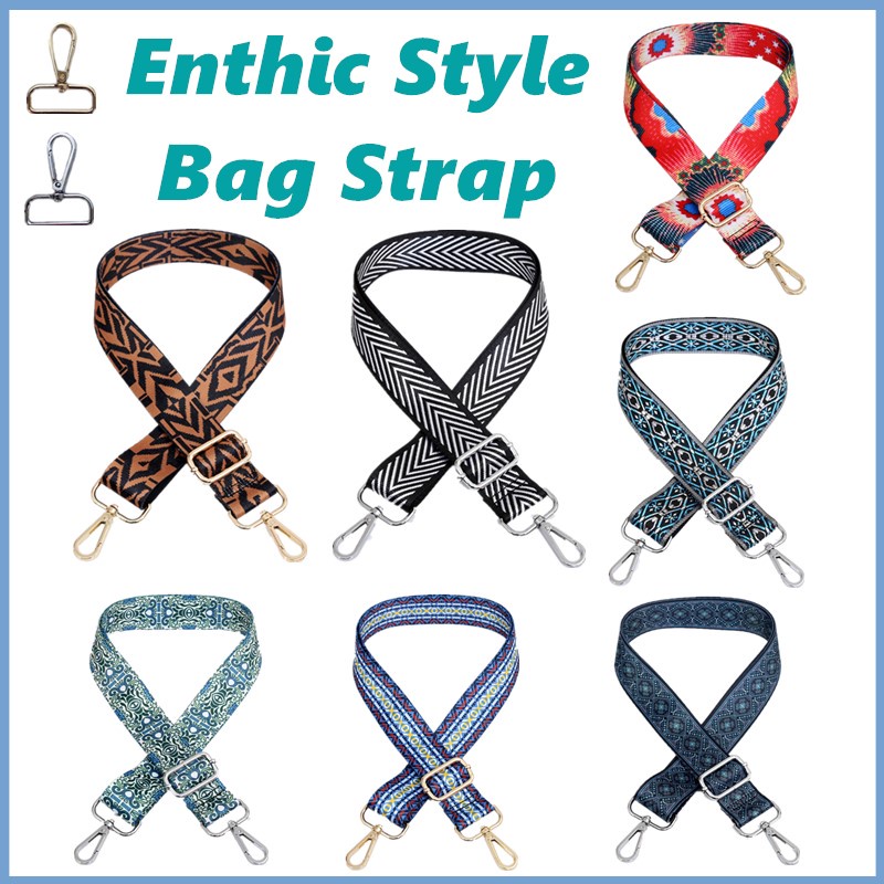 Ethnic Style Fashion Adjustable Colorful Durable Crossbody Replacement
