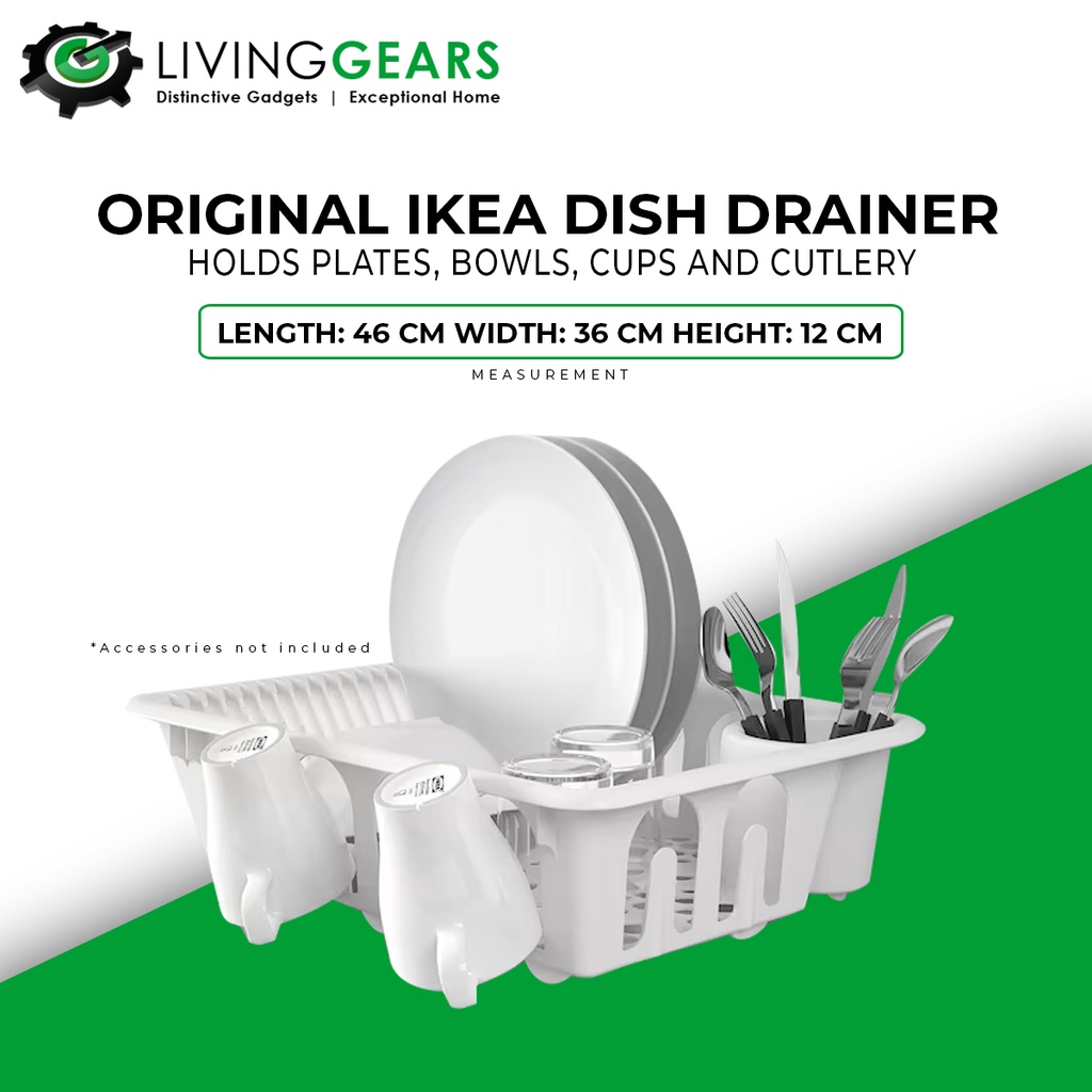 IKEA FLUNDRA Dish Drainer (Plastic) Shopee Malaysia