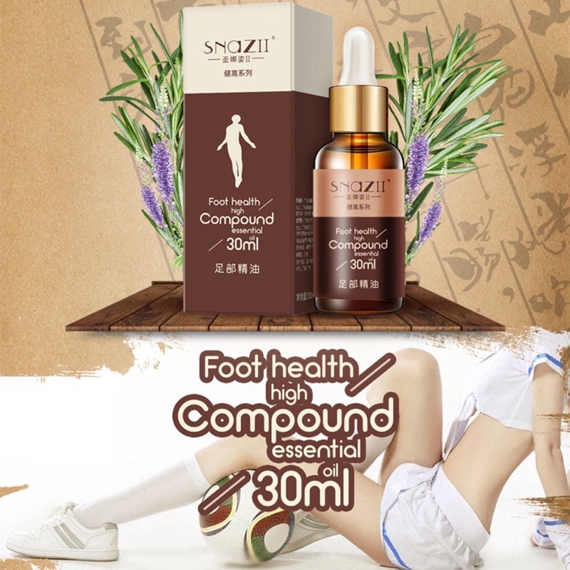 Foot Health High Compound Essential Oil Height Boost Relax & Massage