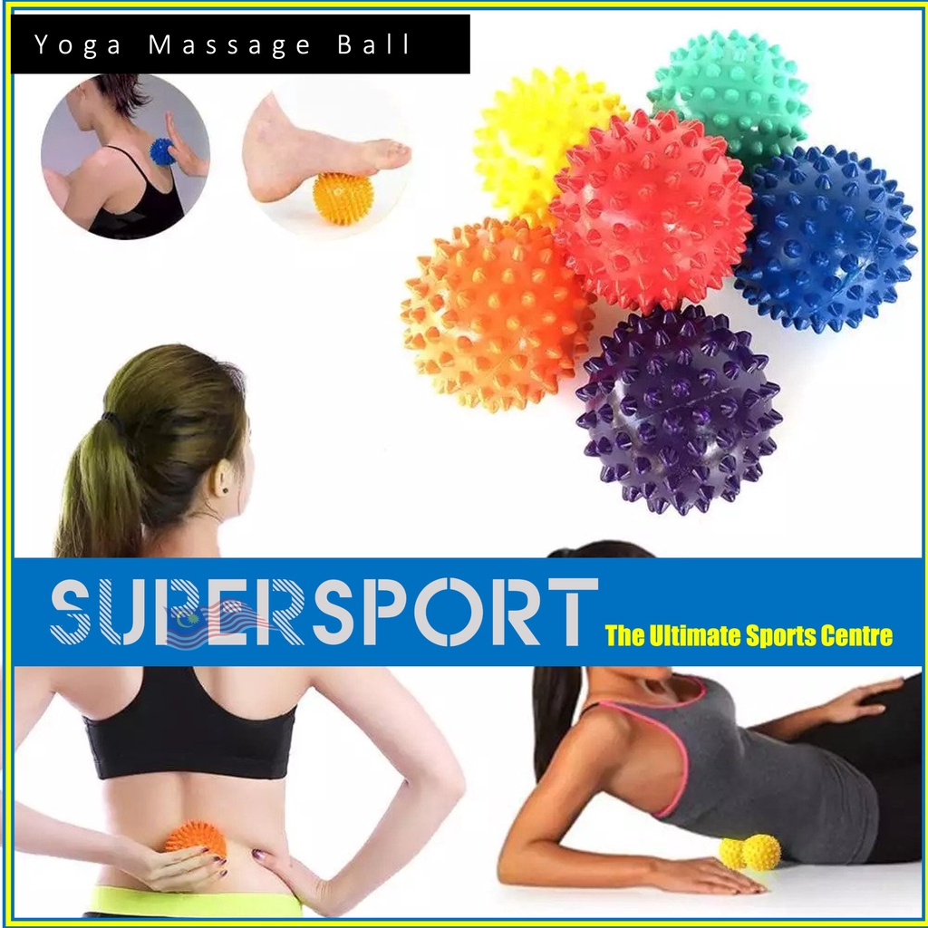 Spiky Massage Ball Trigger Point Sport Fitness Hand Foot Pain Stress