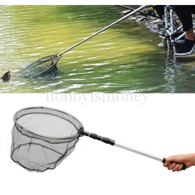 Outdoor Fishing Net Extendable Fishing Net 1.7m Jaring Tangkap RamaRama Fishing Net Butterfly