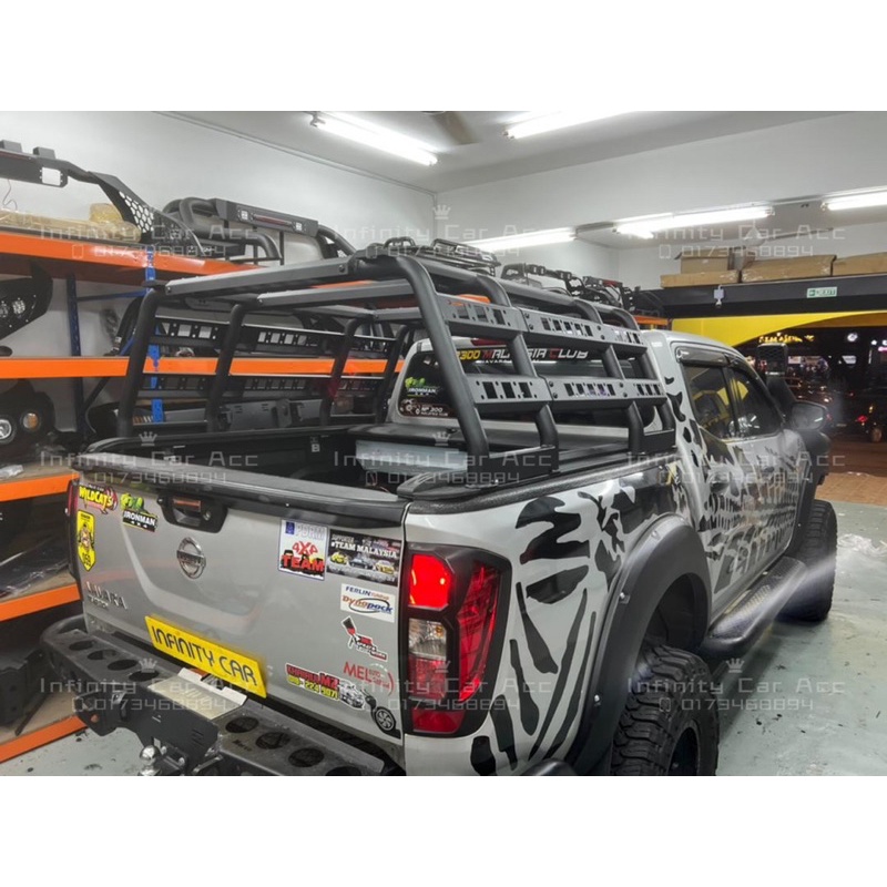 Nissan Navara Bed Rack Frame Roll bar Bed Rack Camping Roof Top Tent