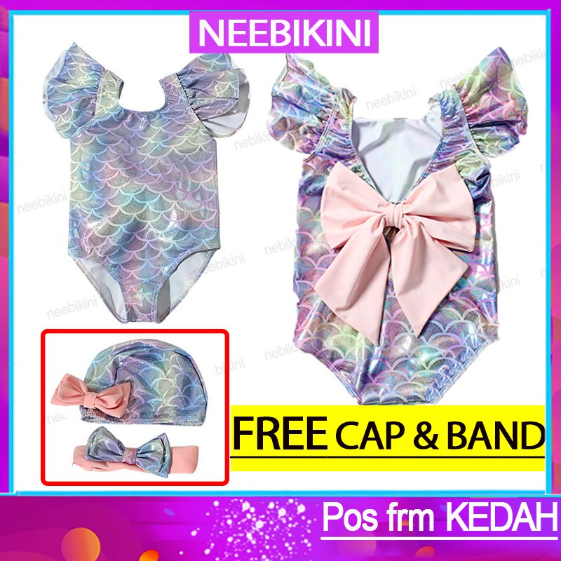 Baby Girl swimming suit baju berenang kanak perempuan kids girl bikini