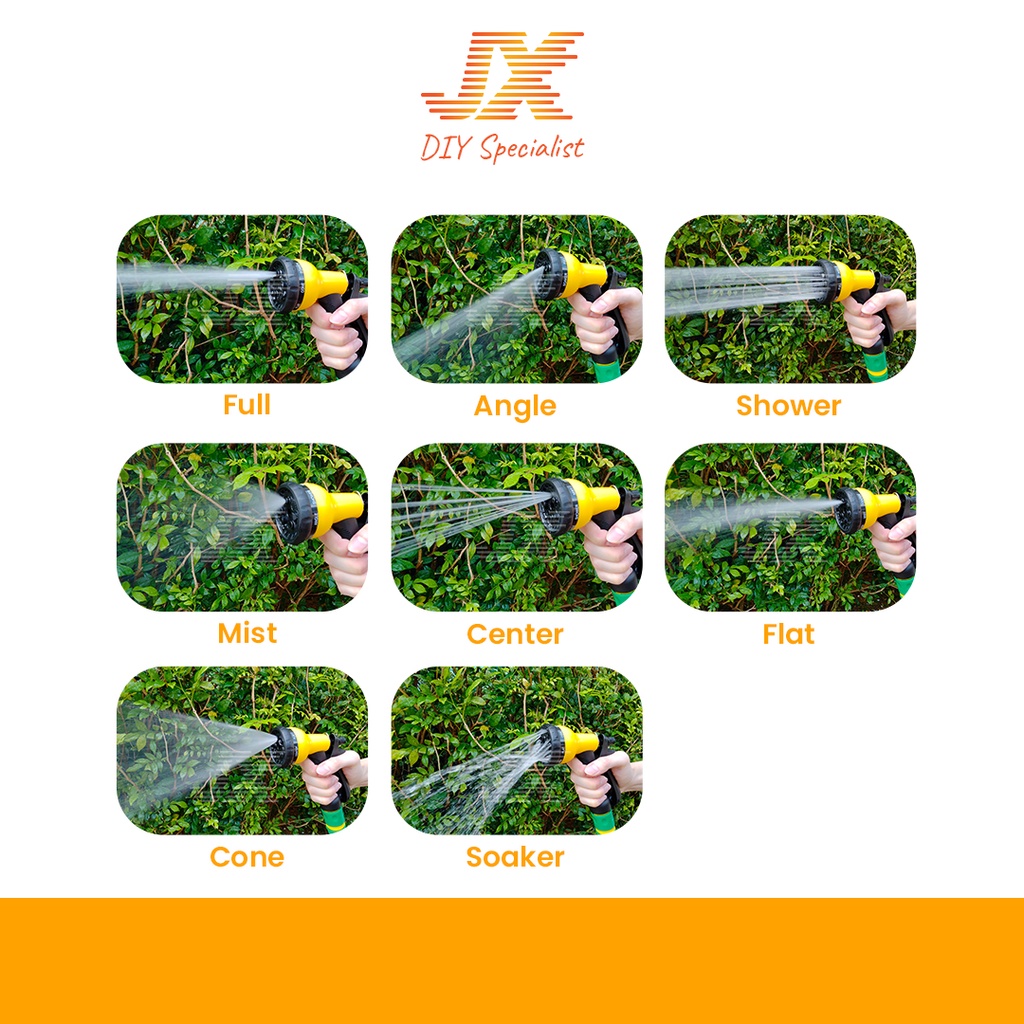 Water Hose Nozzle Garden Spray Nozzle Hose Multifunction Garden High