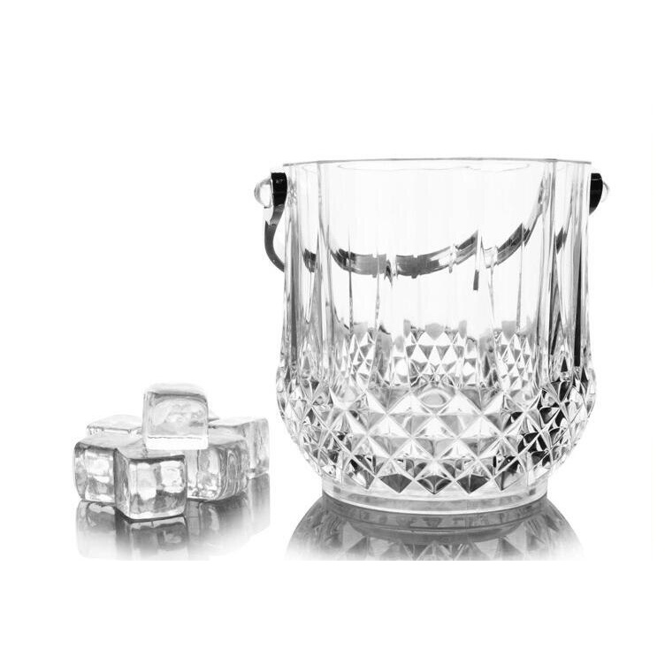 High class Clear Acrylic Ice Bucket Bar Table Top Ice Cube Serving