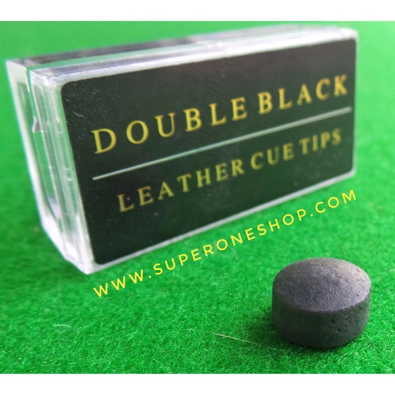 Thailand 🇹🇭 Double Black Leather Snooker Cue Tip (HARD TIP ) Shopee