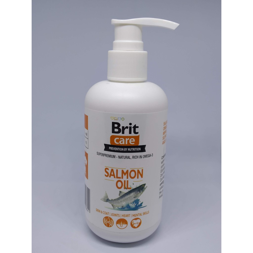 Brit Care Salmon Oil For Dogs & Cat 250ml (Pet Supplement, Salmon Oil