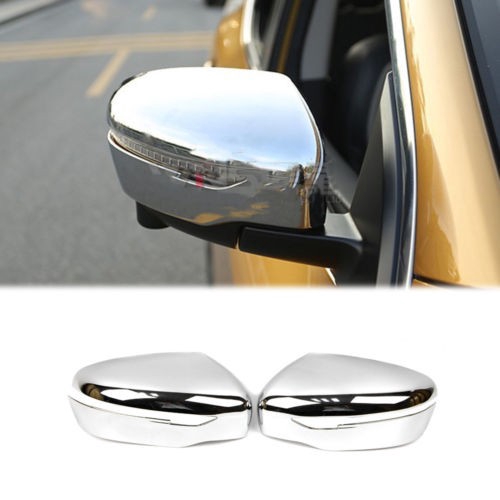 Rearview Side Wing Mirror Cover Chrome for Nissan Navara NP300 D23 2015