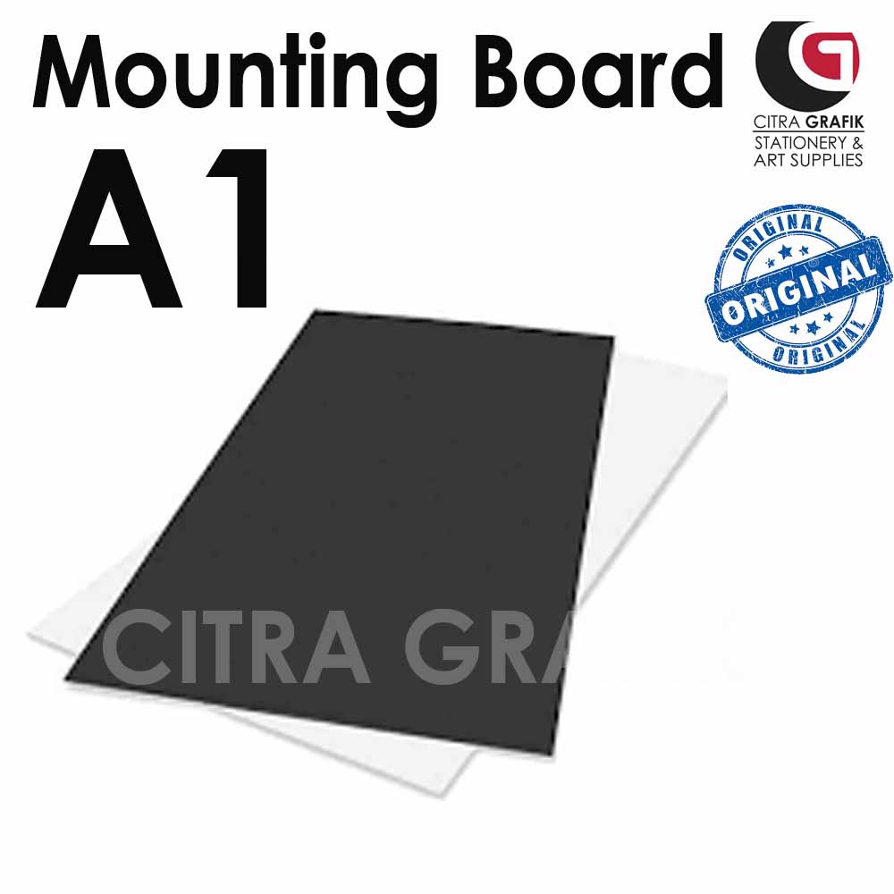 Mounting Board (Colour Black & White) Size A5, A4 , A3 , A2 , A1 & 20 x30 Shopee Malaysia