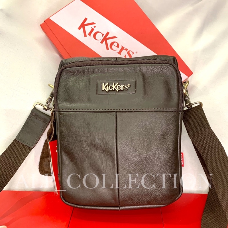 Kickers Sling Bag Pouch Bag Original Genuine Leather (2 in 1) 1KICS 89170 89169 89168 89167