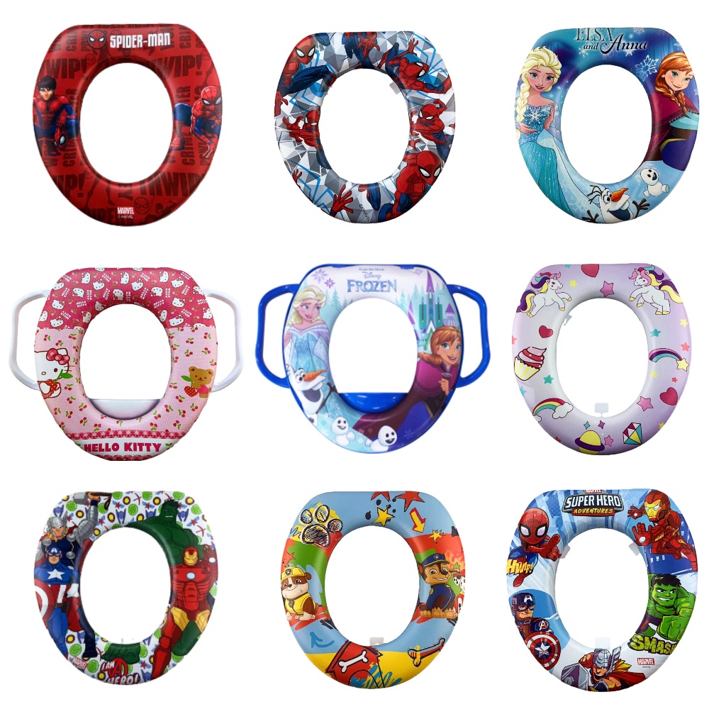 Jamban Budak Kartun Design Potty Training Toilet Seat For Kids