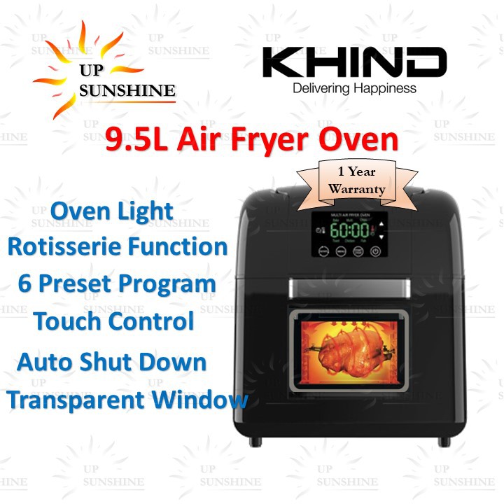 Khind 9.5L Multi Air Fryer Oven ARF9500 Shopee Malaysia
