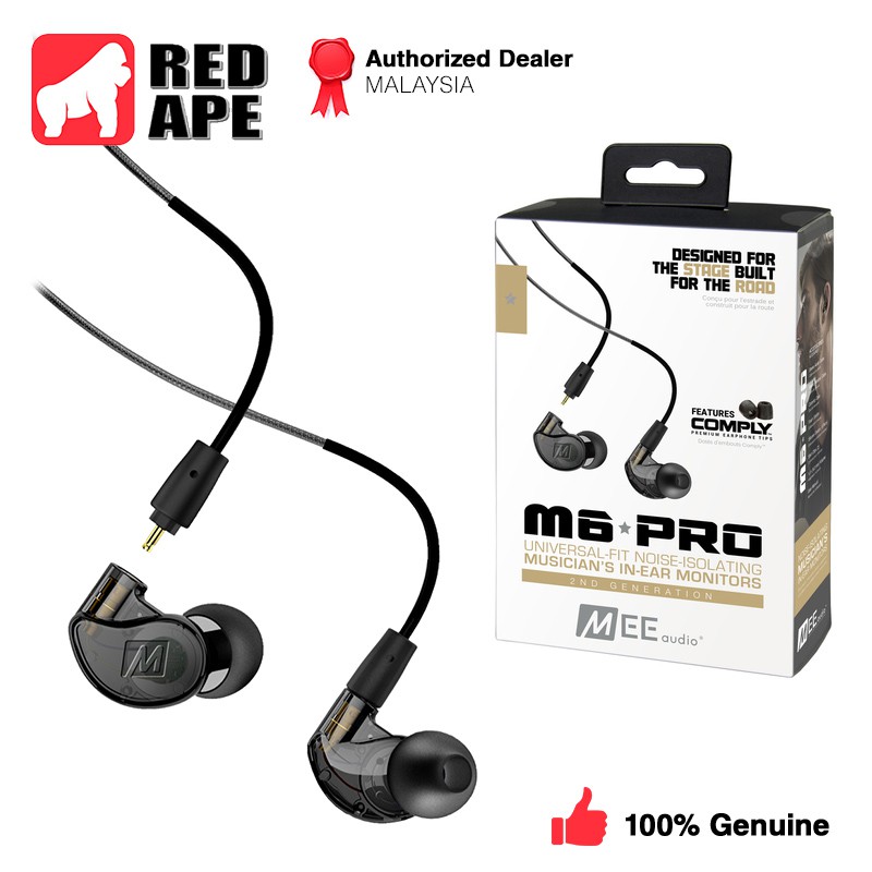 MEE Audio M6 PRO (2nd Gen) NoiseIsolating InEar Monitors with Detachable Cable Shopee Malaysia
