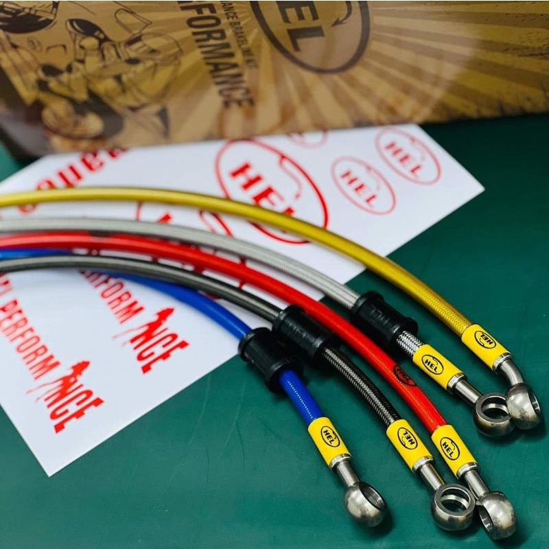 100 Original Genuine Hel Brake Hose Performance Full set Mt09 Mt07
